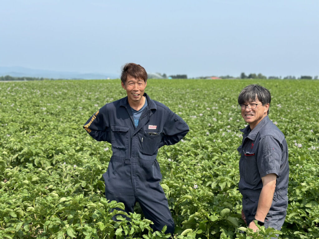 馬鈴薯農家の高橋さんと鈴木さん